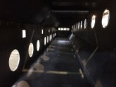 Inside the furnace prior to finishing
